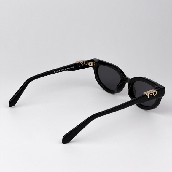 Off-White SPARKS Women Sunglasses Black Cat Eye Frame | Model OERI13D 1007 - Picture 5 of 10